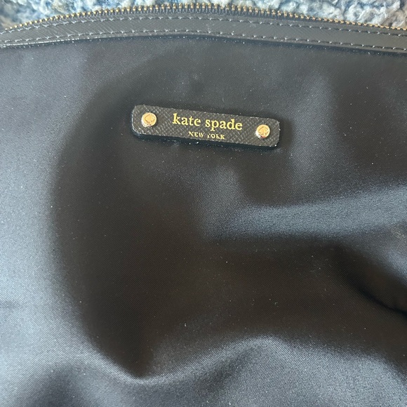Kate Spade Black Cosmetic Bag